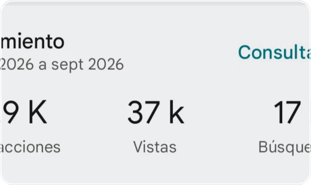 Rendimiento real del perfil